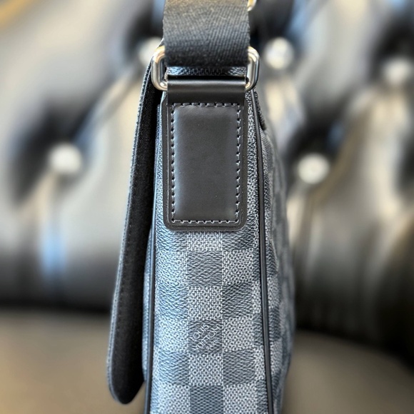 Authentic Louis Vuitton Damier Graphite District PM Messenger Bag - Picture 3 of 12